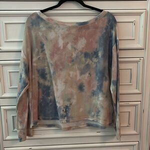 Pink Lily tie-dye sweatshirt